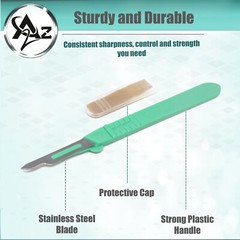 10Disposable Sterile Surgical Scalpel #15Callus&Wart Removal,Podiatry,Dissection