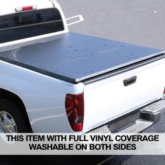 Soft Tri-Fold Tonneau Cover for 2014-2018 Toyota Tundra 6.5ft 78in Bed