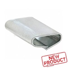 200 PACK Strapping Clip Push Seals 1/2″ Width Steel for Banding Pallet Straps