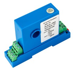 AC 4-20mA Hall Current Sensor 4-20mA 0-10V RS485 Current Transducer Transmitter