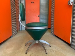 5 post modern cone chairs for restoration Funky 1980s 1990s Vintage Retro