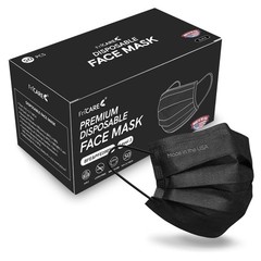 Made in USA Disposable Face Masks, 4-Ply ASTM Level 3 Medical Grade, Breathab…