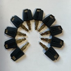 10 pcs 5P-8500 5P8500 KEYS IGNITION KEY FOR CAT LOADER,EXCAVATOR