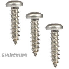 Square Drive Pan Head Sheet Metal Screws 316 Stainless Steel #8 X 1″ Qty 100
