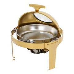 3Pcs 6L Chafing Dishes with Fuel Holders & Handle Stainless Steel Buffet Dishes