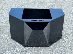 PROWORKS 5/8 Cubic Yard Concrete Dispensing Bucket Attachment Fits Skid Steer