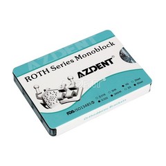 AZDENT Dental Orthodontic Brackets Braces MINI Roth.022 Hooks 345 MIM Monoblock