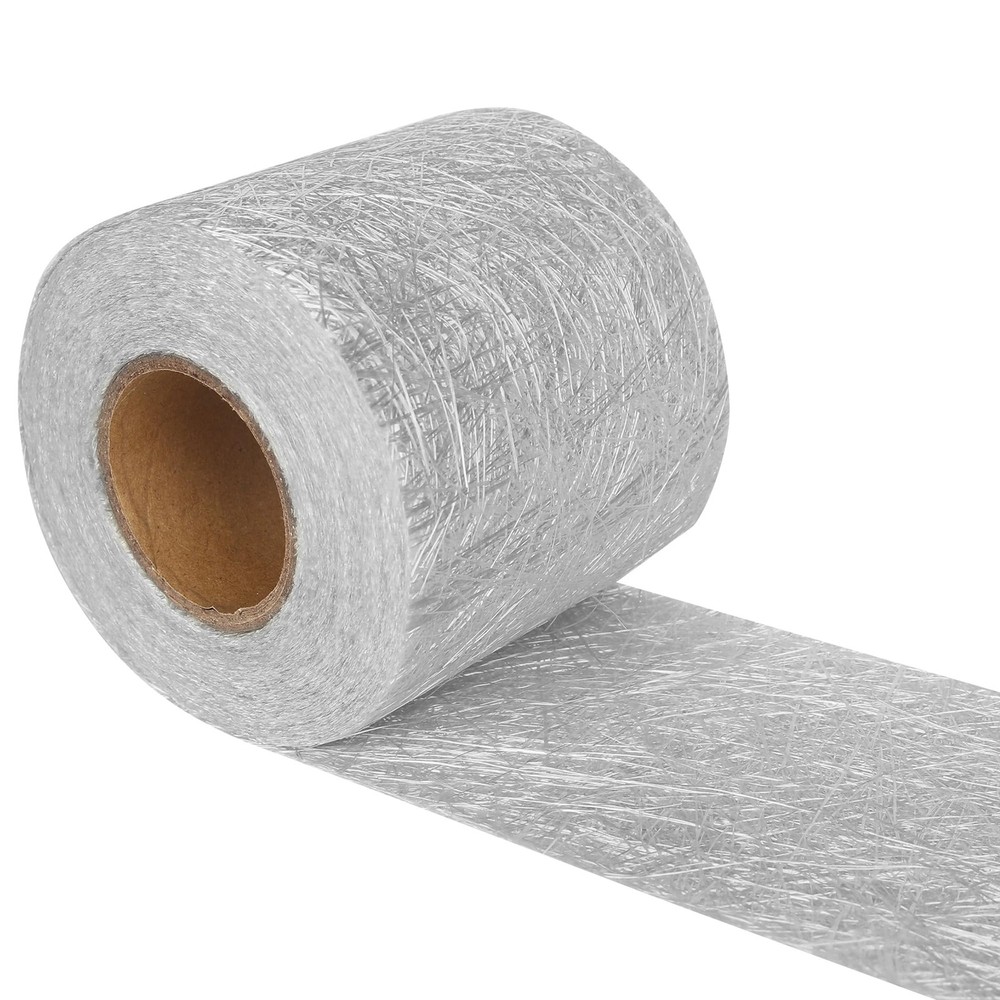BXHYNOI Fiberglass Mat Roll 4″ x 10 Yards, 1.5 oz Wide X 10Yds, white