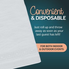 Disposable 3-Ply Paper Tablecloths