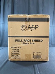 ASP Medical Full Face Anti Fog Shield Direct Splash Protection FFC101 (96/cs)