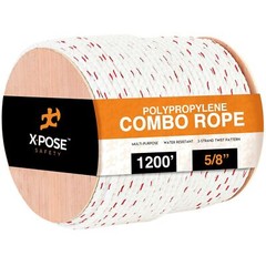 Poly Combo 3 Strand Safety Rope – 5/8″ – UV Coated Polypropylene