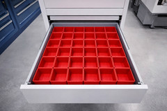 32pc 3×6″ Drawer Organizer Bins Modular Storage Hardware Craft Toolbox System