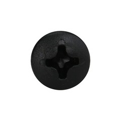 100 Pack #8 x 3/4″ Coarse Deep Thread Pan Head Screws Black Phosphate – Wood MDF