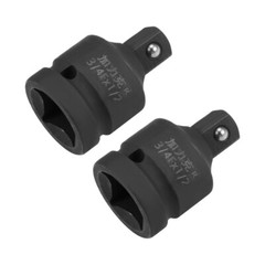 2pcs Impact Socket Adapter and Reducer 3/4″ Female to 1/2″ Male Cr-Mo
