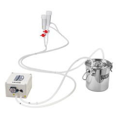 VEVOR Goat Milking Machine Goat Milker 0.8 Gal / 3 L Bucket Battery for Goats