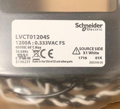 SCHNIEDER ELETRICAL LVCT01204S Power Logic CT Split Core Assembly Size 4 1200