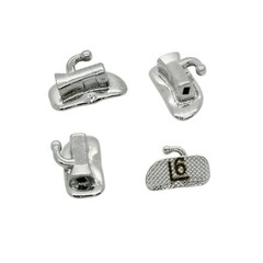 10 sets Dental Orthodontic Buccal Tube 1st 2nd Molar Bracket Roth 022 Mesh Tubes