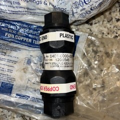 DRESSER PA Compression Coupling 1.375 X 1.125 PE Polyethylene to Copper Gas Pipe