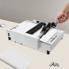 A3 Booklet Folding Binding Machine Paper Stapling Making Book Stapler w/ Staples