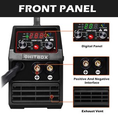HITBOX 3 IN 1 MIG Welder ARC MMA LIFT TIG 110V/220V Welding Machine & TIG Torch