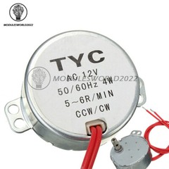 TYC-50 AC12V/110V/220V Synchronous Motor 2.5/3/5/6RPM 4W 50/60Hz For Microwave