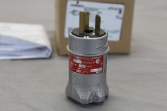 Emerson Appleton ECP2023 Aluminum 20A 125VAC hazardous location plug