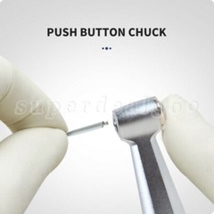 NSK Style Dental Low Speed Handpiece 1:1 Gear Push Button Contra Angle YX23