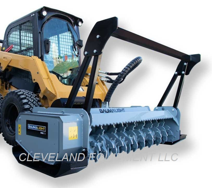 NEW BAUMALIGHT MS572 FORESTRY DRUM MULCHER SKID STEER ATTACHMENT Cat Caterpillar