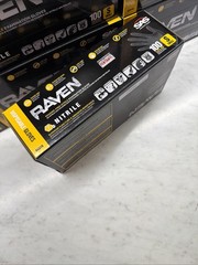 SAS Raven Black Nitrile Gloves Powder Free 7mil (10/Boxes of 100) Sm FREE SHIP