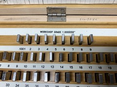 (NOS) 81 Piece Grade B Gage Block Set #516-904X Poland year 1979