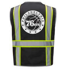 🏀🦺PHILADELPHIA EAGLES SAFETY PPE VEST W/SILVER REFLECTIVE ADULT SIZE M-5XL