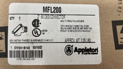 APPLETON ELECTRIC MFL200 Gasketed Watertight Pulling Elbow (90° Male-to-Female)