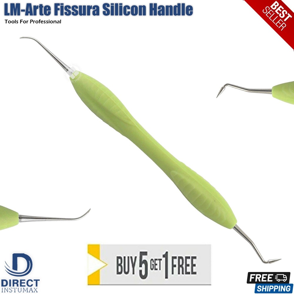 DENTAL SILICONE COATED GRIP FISSURA PERIODONTAL INSTRUMENTS (Buy 5 Get 1 Free)