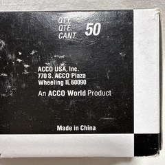 Acco Brands ACC72205 Ring Binder – 28 Total Rings – Open Box – Some Used