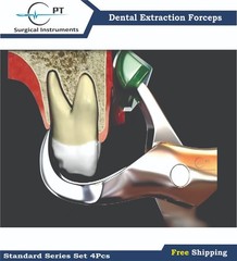 Dental Extraction Physics Forceps Standard Series Set Of 4 Pcs 45 Free Bumpers