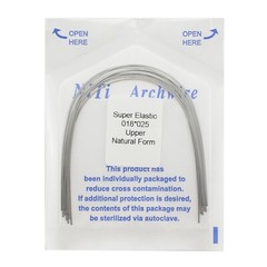100PCS Dental Orthodontic Niti Arch Wire Natural Form Rectangular Upper Lower