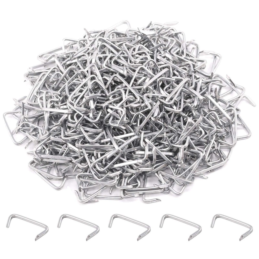 1000 Pcs 3/4 Inch Galvanized Hog Rings Heavy Duty Upholstery Fencing Sausage Cas