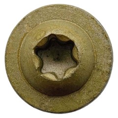 Heat Treated Steel Wood Screws Triple Coated Torx Drive 1.5×0.53in Modified Head