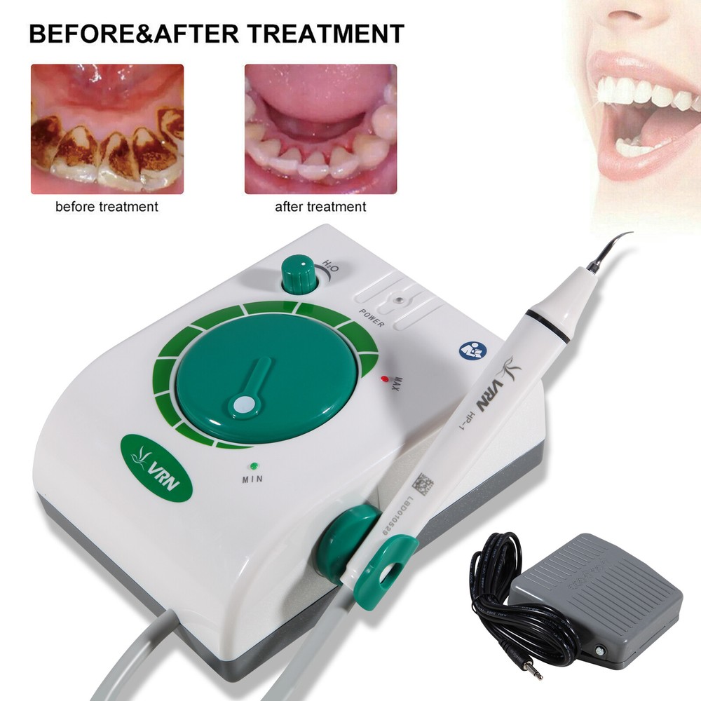Ultrasonic Dental Scaler Home Self Scaler Cleaning Machine with Handpiece Tips