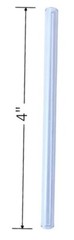 4″ Long (36) Pcs Glass Tubes 10mm OD 8mm ID Tubing 1mm Thick Wall