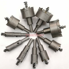 10 Size Hole Saw Cutter Tool For Steel Metal Alloy Carbide Tip TCT Drill Bit Set