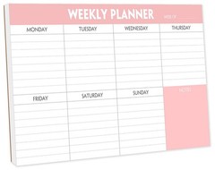 Weekly Planning Pad – Tear off to Do List Pad with Daily Schedule & Calendar 52