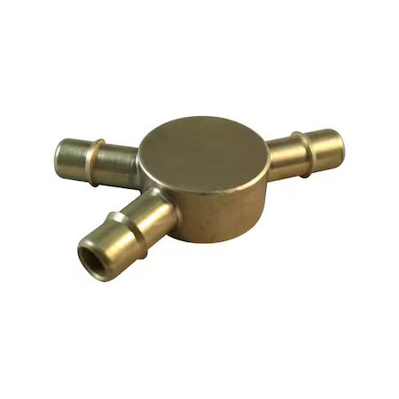 Mem-Co Y6 Wye, Brass, Barbed1/4In, 1/4In, 1/4In