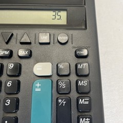 Texas Instruments TI-5048 Paper Free Desktop Calculator Vtg 1994 Works