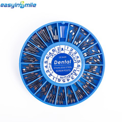 120pcs/kit Dental Screw Post Stainless Steel S -XL Completed Kit Metal Endo Pin