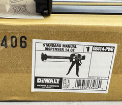 NEW DeWALT 08414-PWR Adhesive Cartridge Dispenser 14 oz ~ Free Shipping