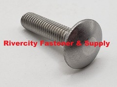 M8-1.25×35 Stainless Carriage Bolts M8x1.25 x 35 Screws 8mm x 1.25 x 35mm Bolt