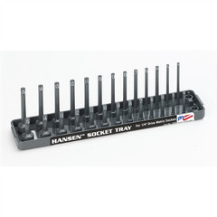 1402 Hansen Global 1/4″ DR. Metric Soc Holder, Gray