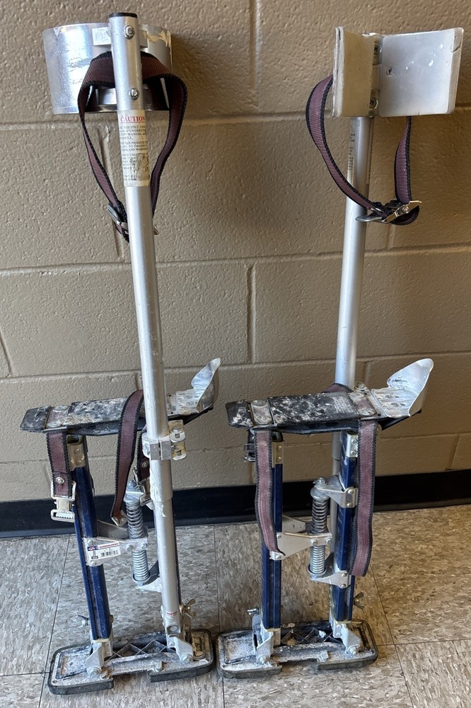 Marshalltown Skywalker Stilts 18-30″ Aluminum Drywall Stilts Painting