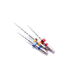 Dental Endo Files Endodontic Niti Rotary Files For Root Canal Retreatment 3Pcs